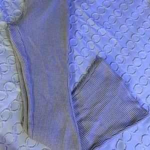 Aerie waffle knit flare pants